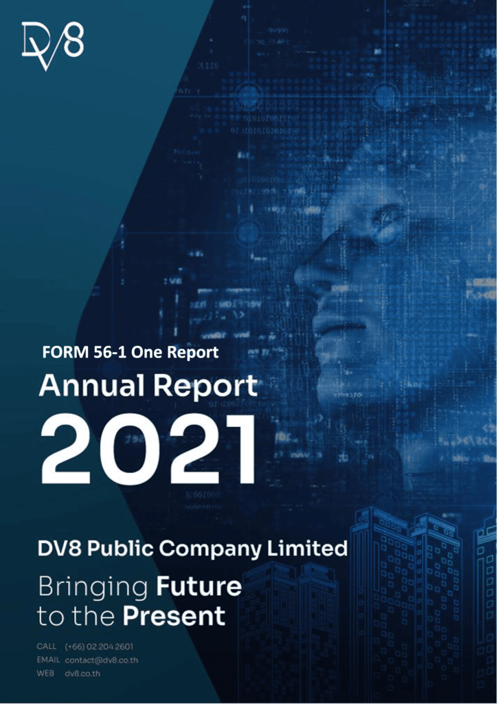 One Report Cover_EN